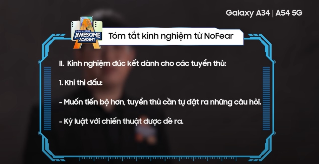 “Học lỏm” 3 mẹo chơi Liên Quân cực hay trên Samsung Galaxy A54 5G của Red, Maris và Lai Bâng 5