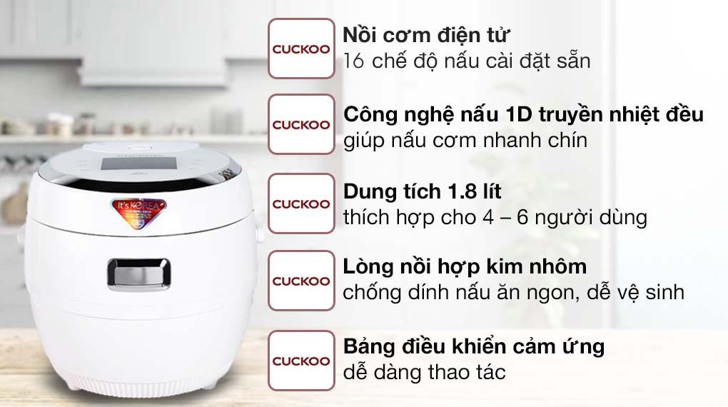 cách chọn mua nồi cơm điện Cuckoo dựa trên công nghệ nấu