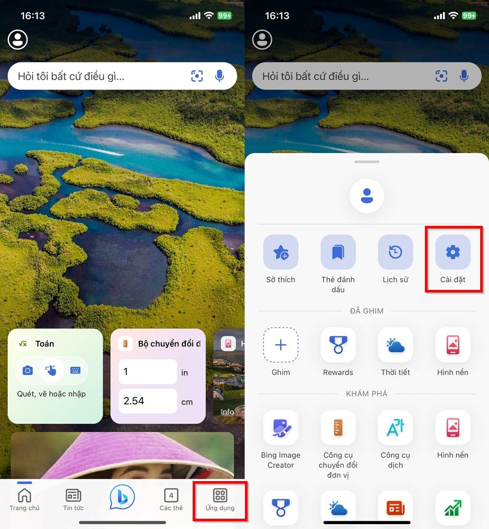 Cách bật chế độ Dark Mode trên Bing AI 1