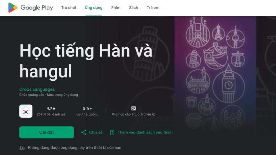 Học tiếng Hàn và Hangul