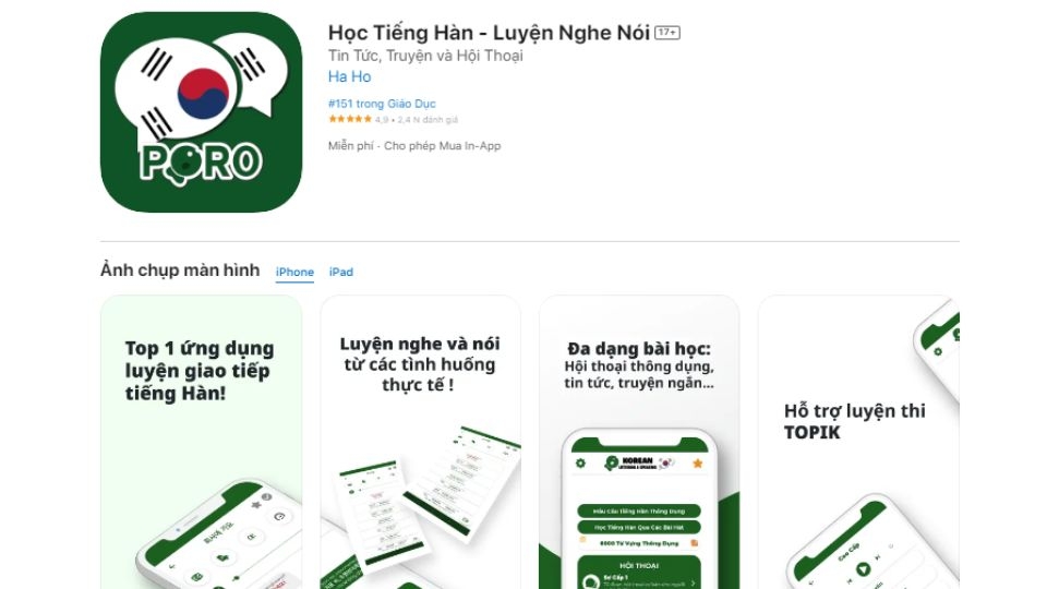 Học tiếng Hàn - Luyện nghe nói