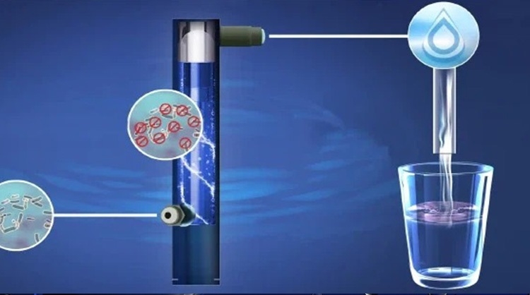 Đèn UV với khả năng diệt khuẩn tốt, mang lại nguồn nước tinh khiết