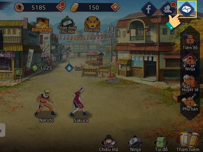 Đăng nhập vào game trên thiết bị của bạn