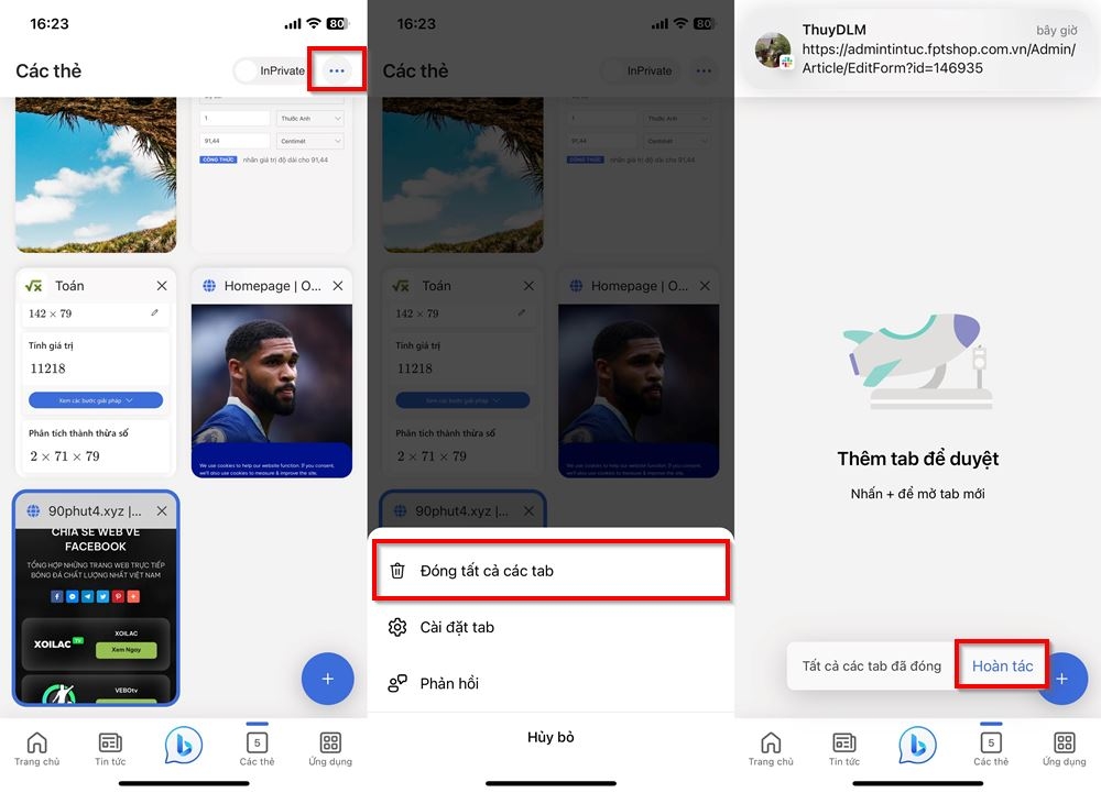 Cách tắt tất cả các tab trên Bing AI cùng một lúc 2