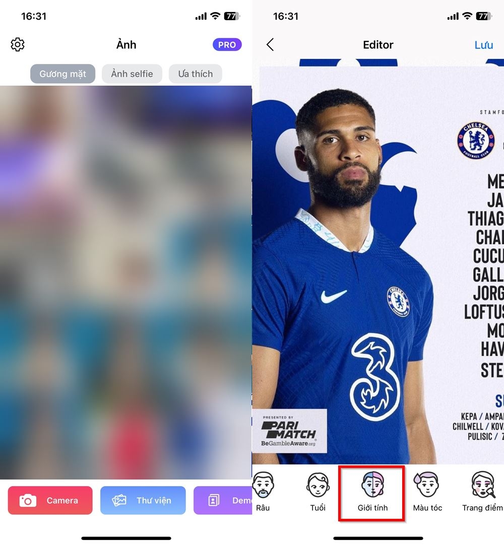 Cách biến đổi giới tính gương mặt của bạn bằng FaceApp 3