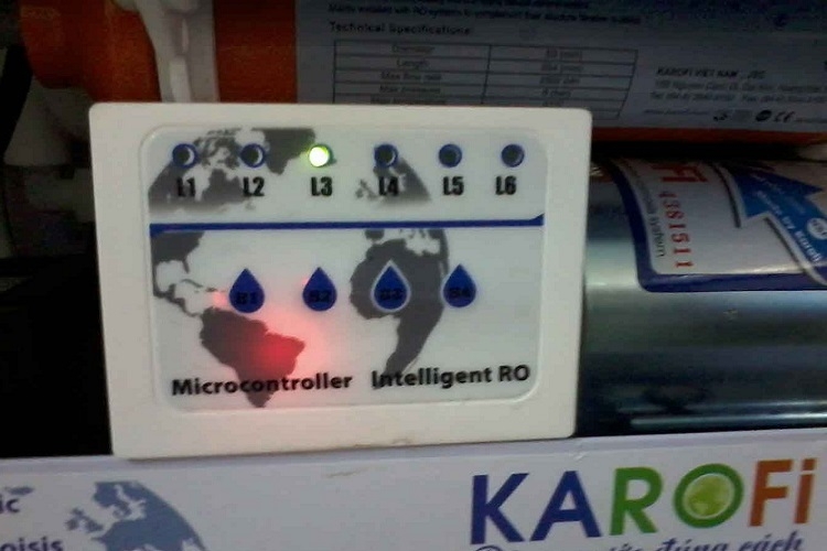Máy lọc nước Karofi nháy đèn liên tục từ L1 đến L6
