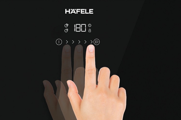Máy rửa chén Hafele HDW-F60F thiết kế bảng điều khiển cảm ứng