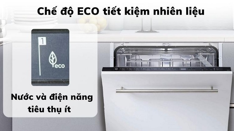 Máy rửa chén Hafele tiết kiệm điện nước