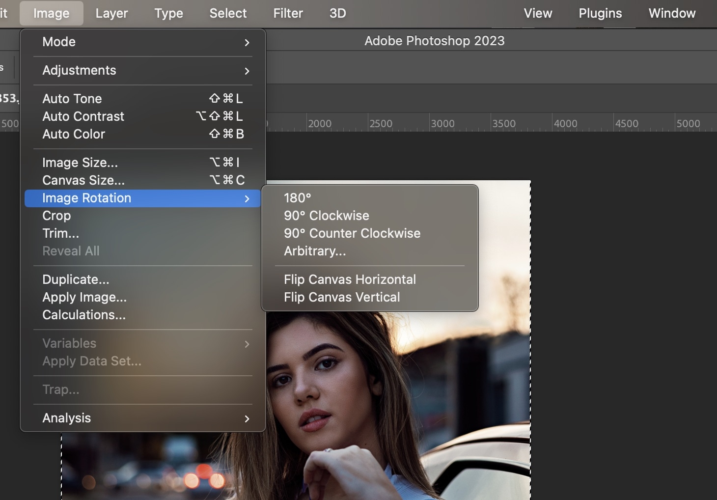 xoay ảnh trong Photoshop - hình 5