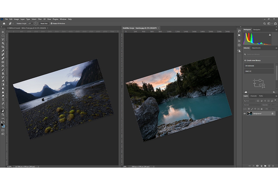 xoay ảnh trong Photoshop - hình 1