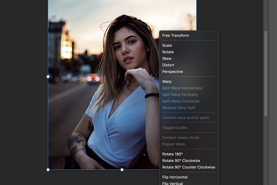 xoay hình trong Photoshop - hình 4