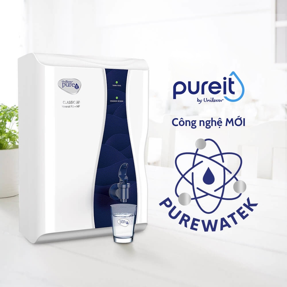 Công nghệ PUREWATEK Unilever Pureit Casa G2