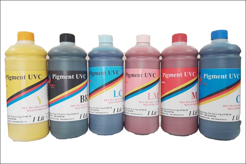 Mực in Pigment (mực dầu), loại mực máy in bền màu dùng cho tài liệu lâu dài