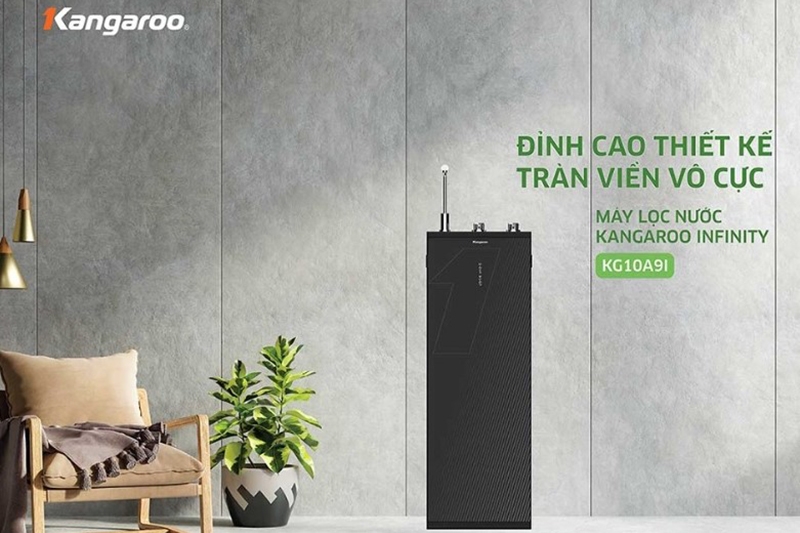 Máy lọc nước Kangaroo với thiết kế hiện đại và tinh tế
