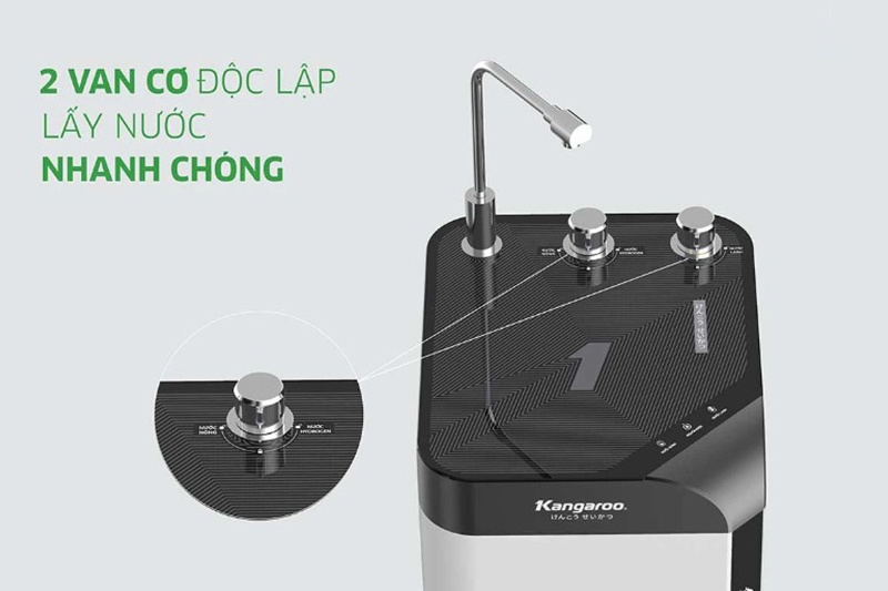 Chất liệu bền bỉ và an toàn trên máy lọc nước Kangaroo