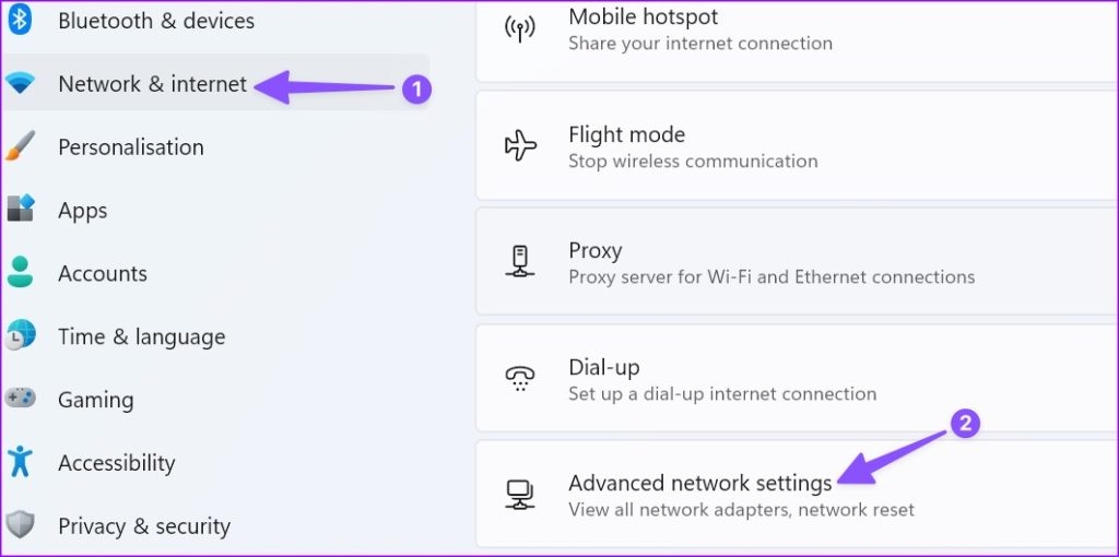 Mẹo sửa lỗi No Internet, Secured trên Windows 11 (3)