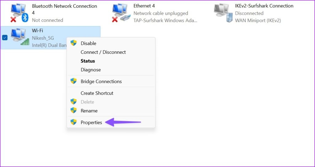 Mẹo sửa lỗi No Internet, Secured trên Windows 11 (9)