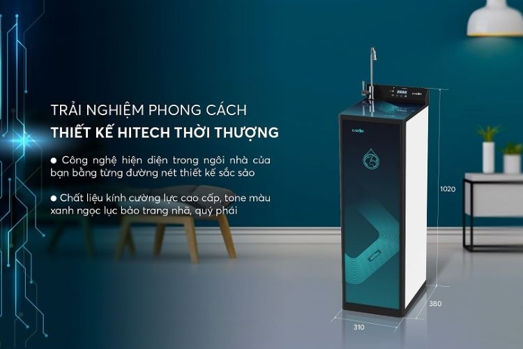 Máy lọc nước Karofi KAQ-P95 với thiết kế Hitech hiện đại