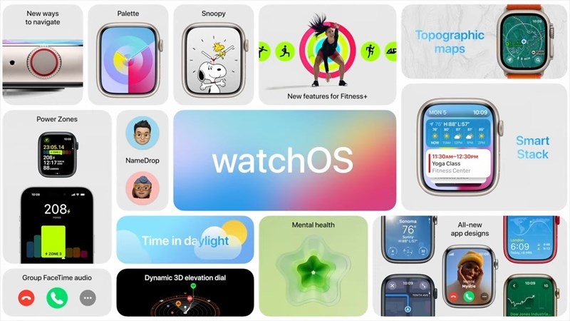 Apple ra mắt watchOS 10 với các widget, ứng dụng được thiết kế lại và nhiều cải tiến khác
