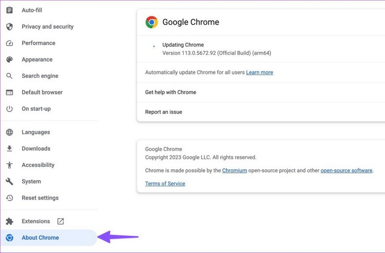Mẹo sửa lỗi Google Chrome bị treo khi tải dữ liệu lên (14)