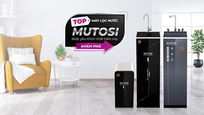 Máy lọc nước Mutosi là thương hiệu đến từ Việt Nam