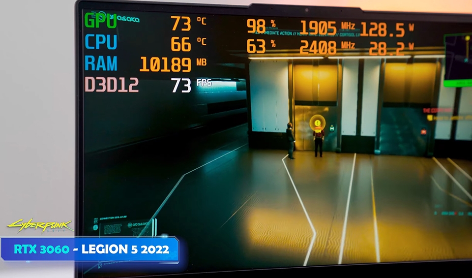 Test game Cyberpunk 2077 RTX 3060