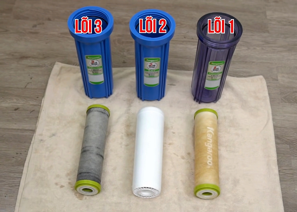 Tự thay lõi lọc nước số 1, 2, 3 tại nhà - Ảnh 01