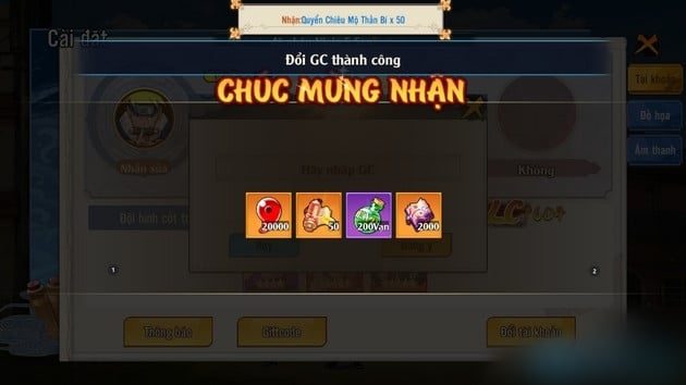 nhập code Liên Minh Nhẫn Giả - hình 4