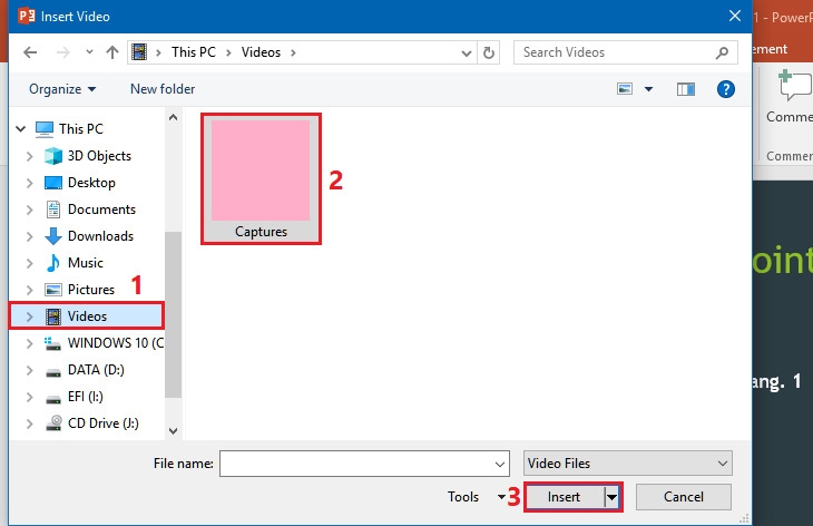Tìm video có sẵn trên thiết bị