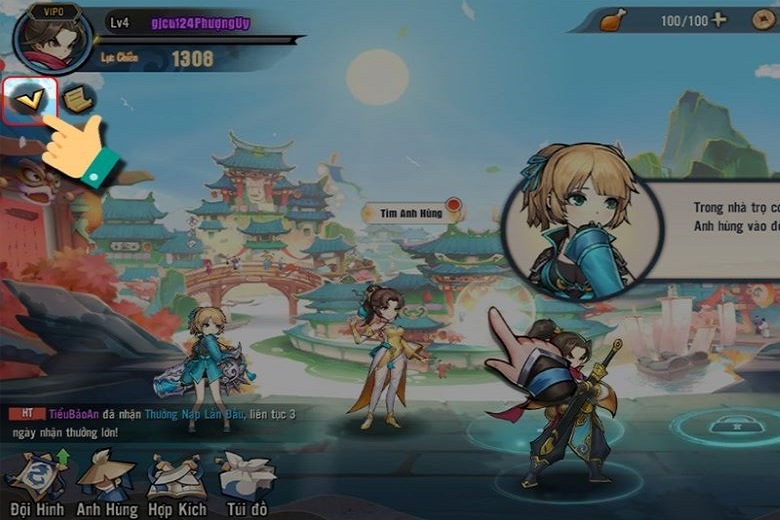 nhập code Thiếu Niên Anh Hùng - hình 1