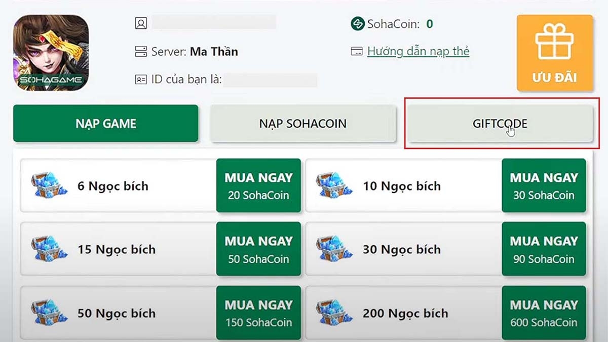 nhập code ma thần lữ bố - hình 3