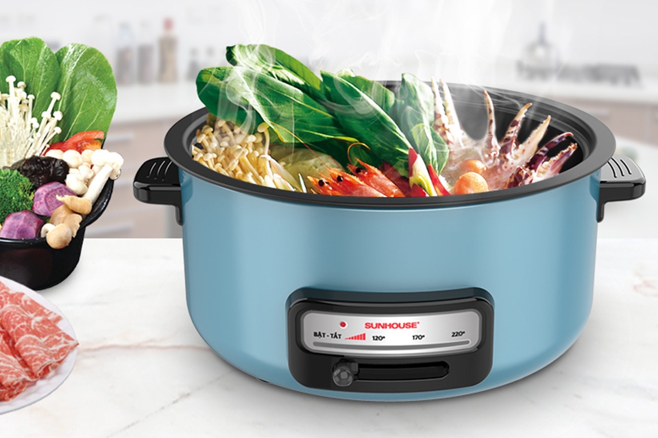 Công suất nồi lẩu điện phổ biến