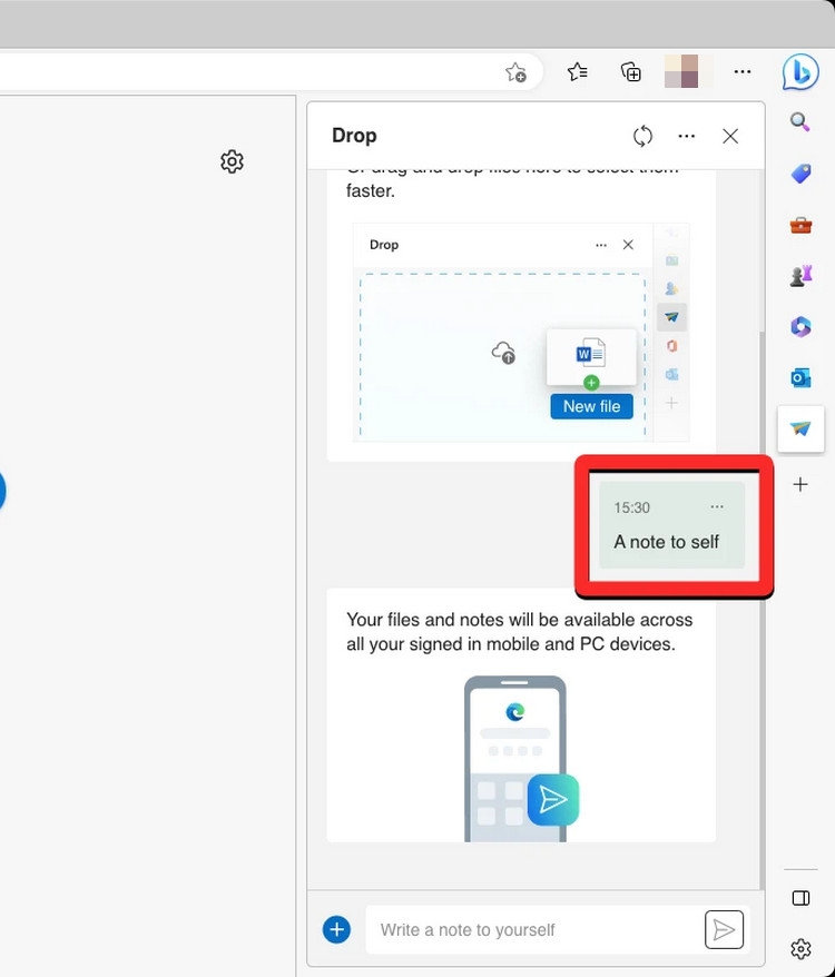 Mách bạn chia sẻ dữ liệu bằng Microsoft Edge Drop (9)