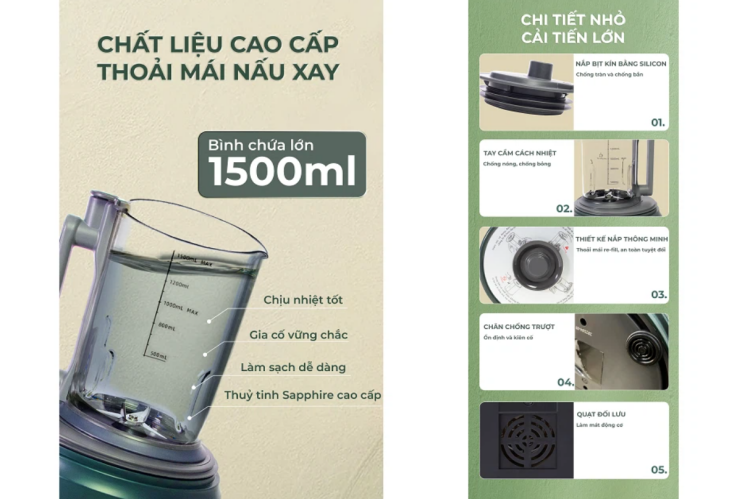 Máy làm sữa hạt loại nào tốt (Ảnh 5)