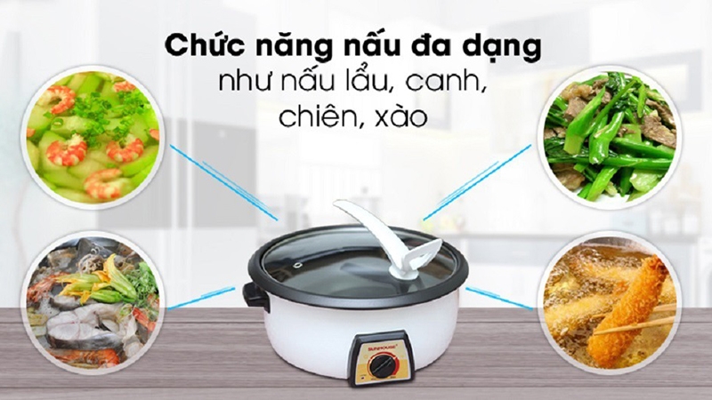 Review nồi lẩu điện Sunhouse SHD 4521 3 lít (Ảnh 3)