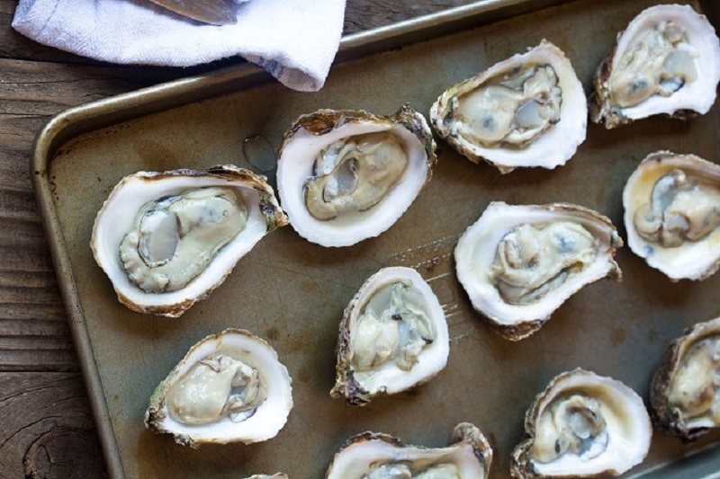 nướng hàu bằng lò nướng bước 3