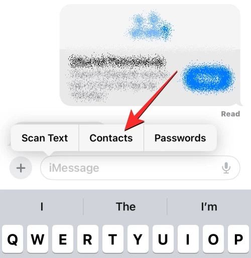 Mách bạn chèn danh bạ và mật khẩu vào tin nhắn trên iOS 17 (5)