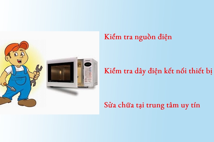Cách khắc phục lỗi lò vi sóng không vào điện: Sửa chữa thiết bị tại trung tâm uy tín