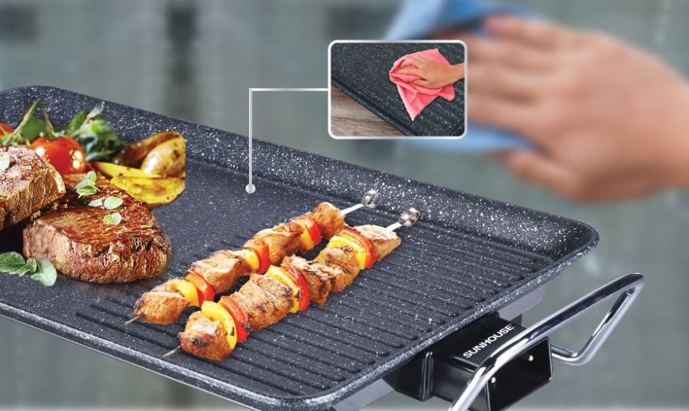 Cách vệ sinh bếp nướng điện Sunhouse