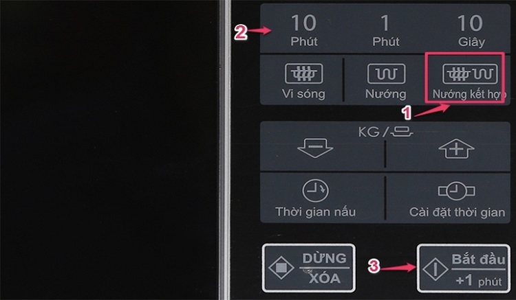 Cách sử dụng lò vi sóng sharp (Ảnh 3)