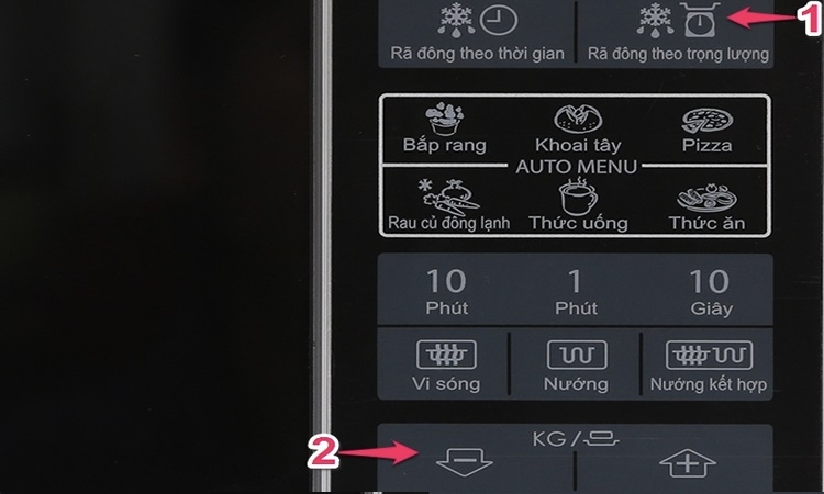 Cách sử dụng lò vi sóng sharp (Ảnh 5)