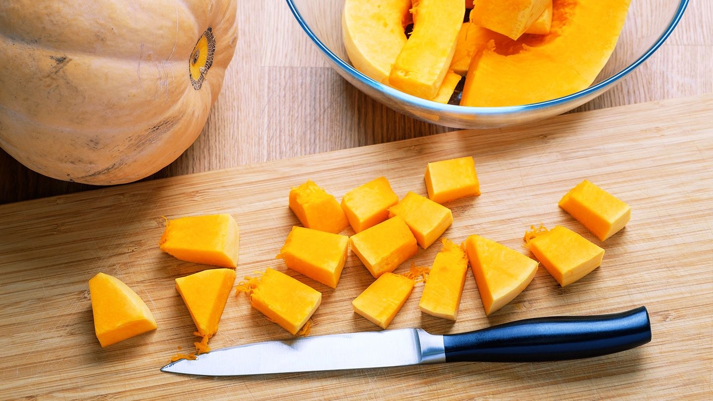 cách nấu sữa bí đỏ hạt điều bằng máy làm sữa hạt