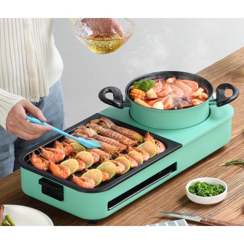 Các loại bếp nướng điện bao gồm bếp lẩu nướng điện