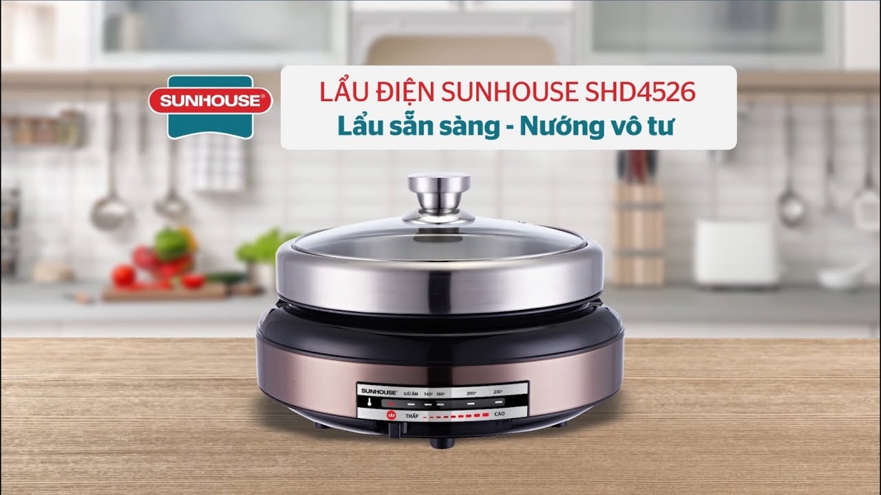 Sunhouse SHD4256 - Model nồi lẩu điện bán chạy nhất của hãng