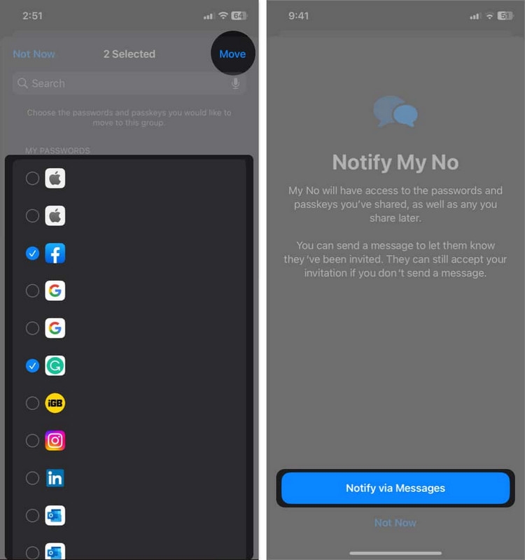 Khám phá cách chia sẻ mật khẩu gia đình trên iOS 17 (3)