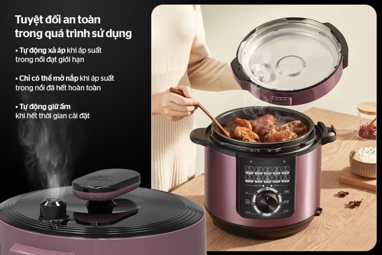 Sunhouse 6 lit SHD1657 thuộc top nồi áp suất bán chạy