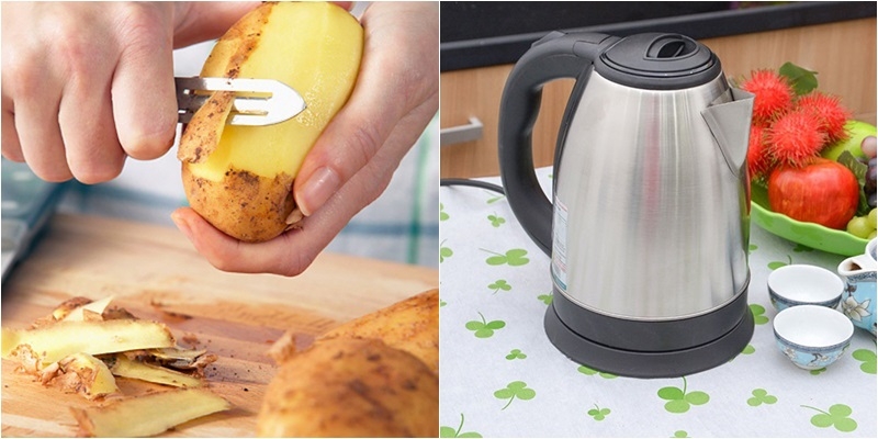 Luộc khoai bằng ấm siêu tốc (Ảnh 2)