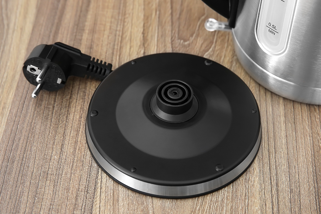 Cấu tạo ấm siêu tốc không thể thiếu đế tiếp điện