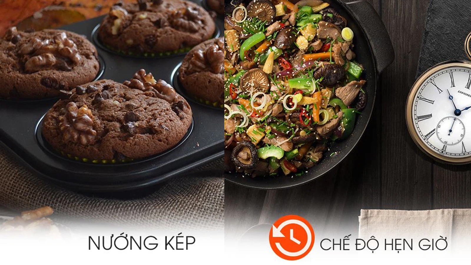 Lò nướng gia đình nên mua: Sharp 32 lít EO-A324RCSV-ST