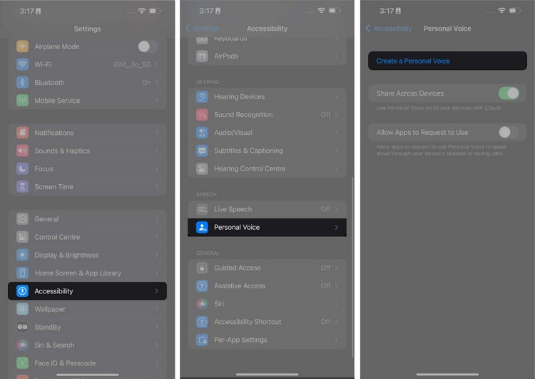 Thiết lập và sử dụng Personal Voice trên iOS 17 nhất định bạn phải biết (2)